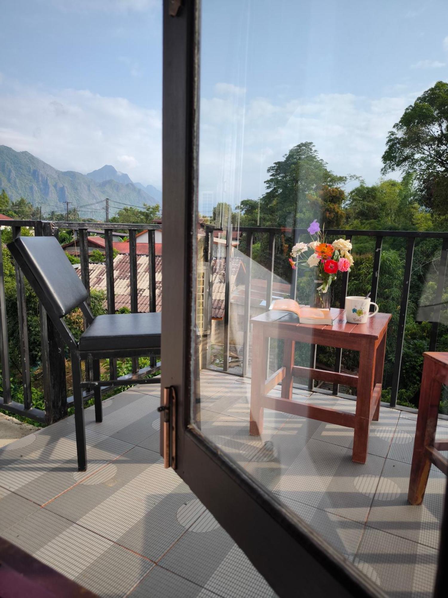 Dok Champa Resort Vang Vieng Eksteriør bilde